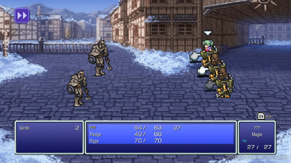FF6 PR - Cibles multiple sur Pixel Remaster