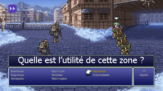 FF6 PR - Zone de texte vide pendant les combats