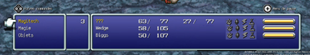 FF6 PR - Ecran de combat