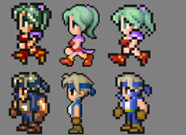 FF6 PR - Comparaison des persos avec la version mobile 2013