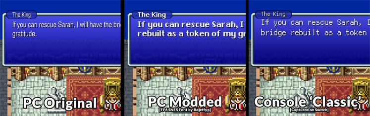 FF1 PR - comparaison de police