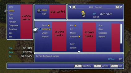 FF6 PR - Menu